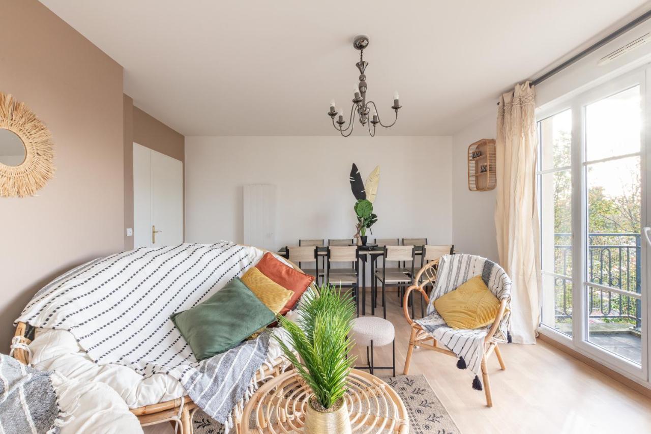 Luxe Flat For 7 - Fairytale Factory Bussy-Saint-Georges Exterior foto